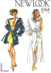 6564 HOODI COVER UP LENGTHS,BANDEAU, SHORTS PATTERN 8-20